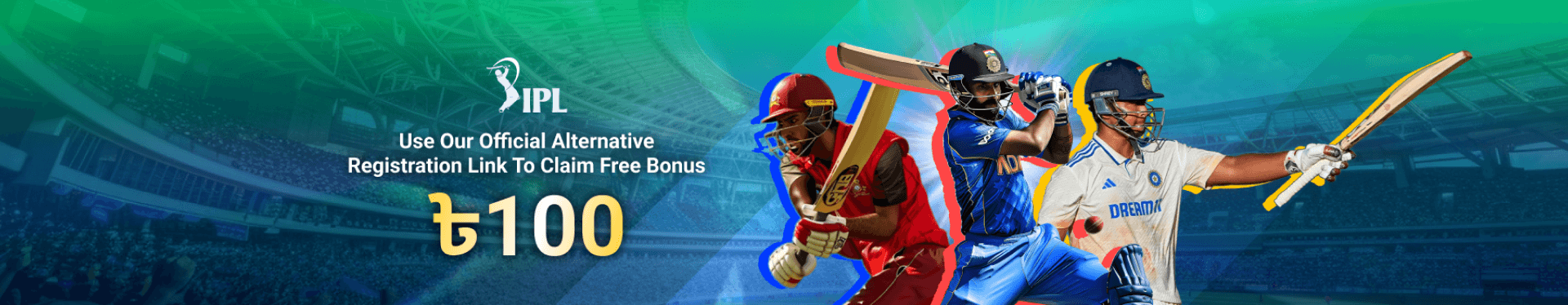 Use Our Official Alternative Registration Link To Claim Free Bonus